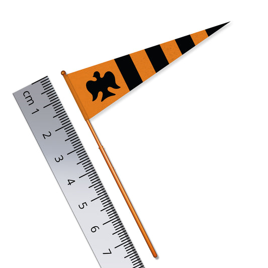 Timpo Repro: Knights Flag (Black & Orange Banner)