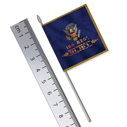 Battle Banner: 19th Indiana Volunteer Infantry Regiment Flag (US Civil War, North)