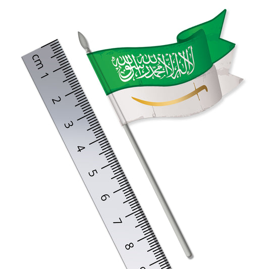 Arab Flag (Green & White) from the French conquest of Algeria
