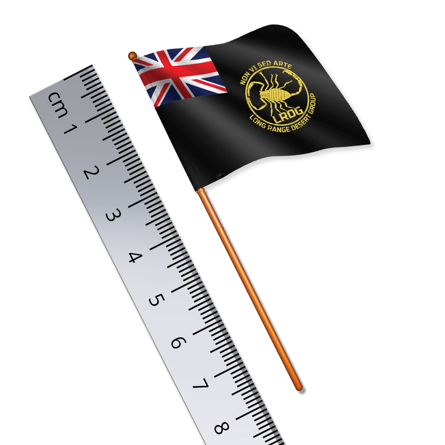 Long Range Desert Group (LRDG) 'Desert Scorpions' Flag Variation (World War II)