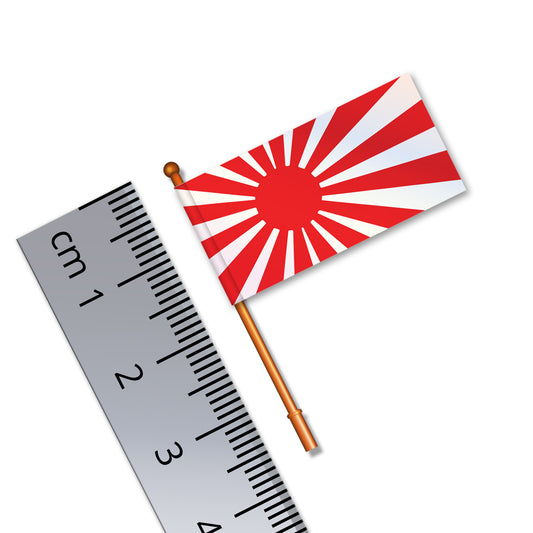 Japanese Navy Ensign WW2 (Small Naval Flag for Model Boat)