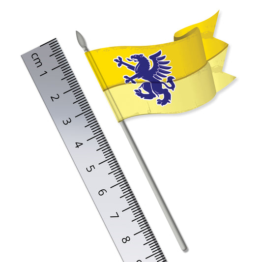 Medieval Knight's Banner Flag (Griffin Motif)