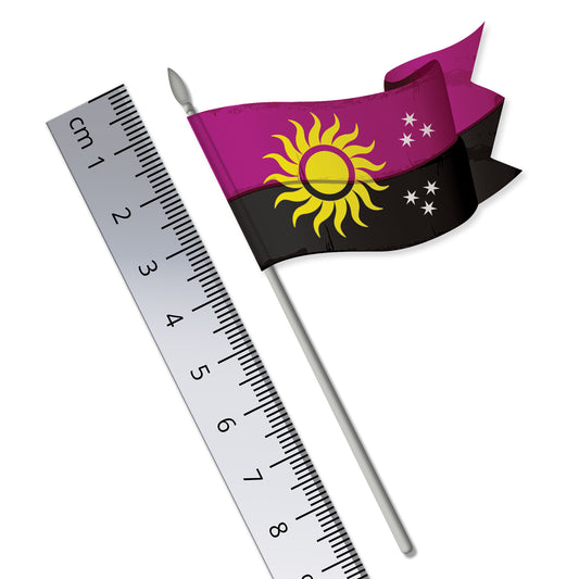 Medieval Knight's Banner Flag (Sun Motif)