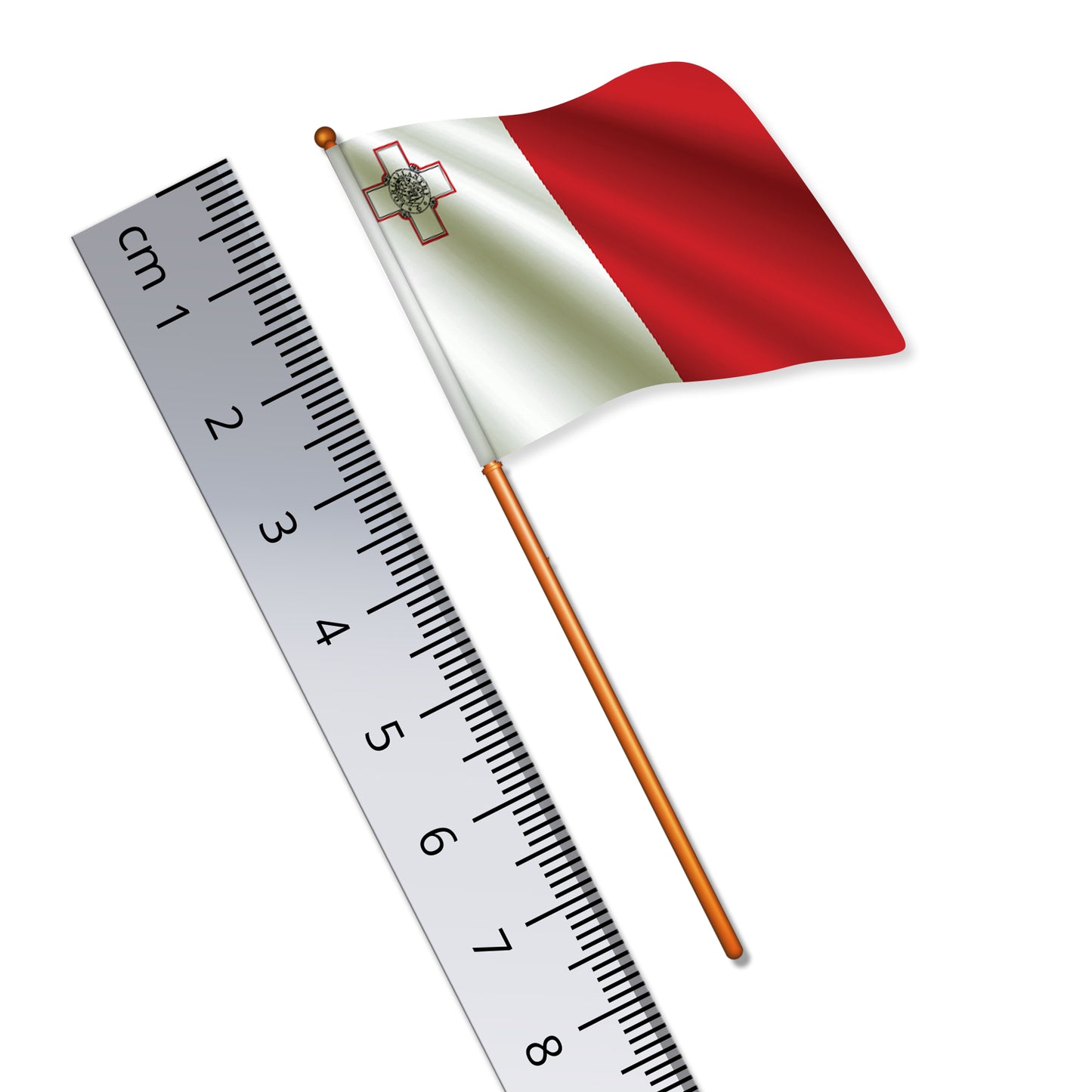 Maltese Flag (National Flag of Malta)
