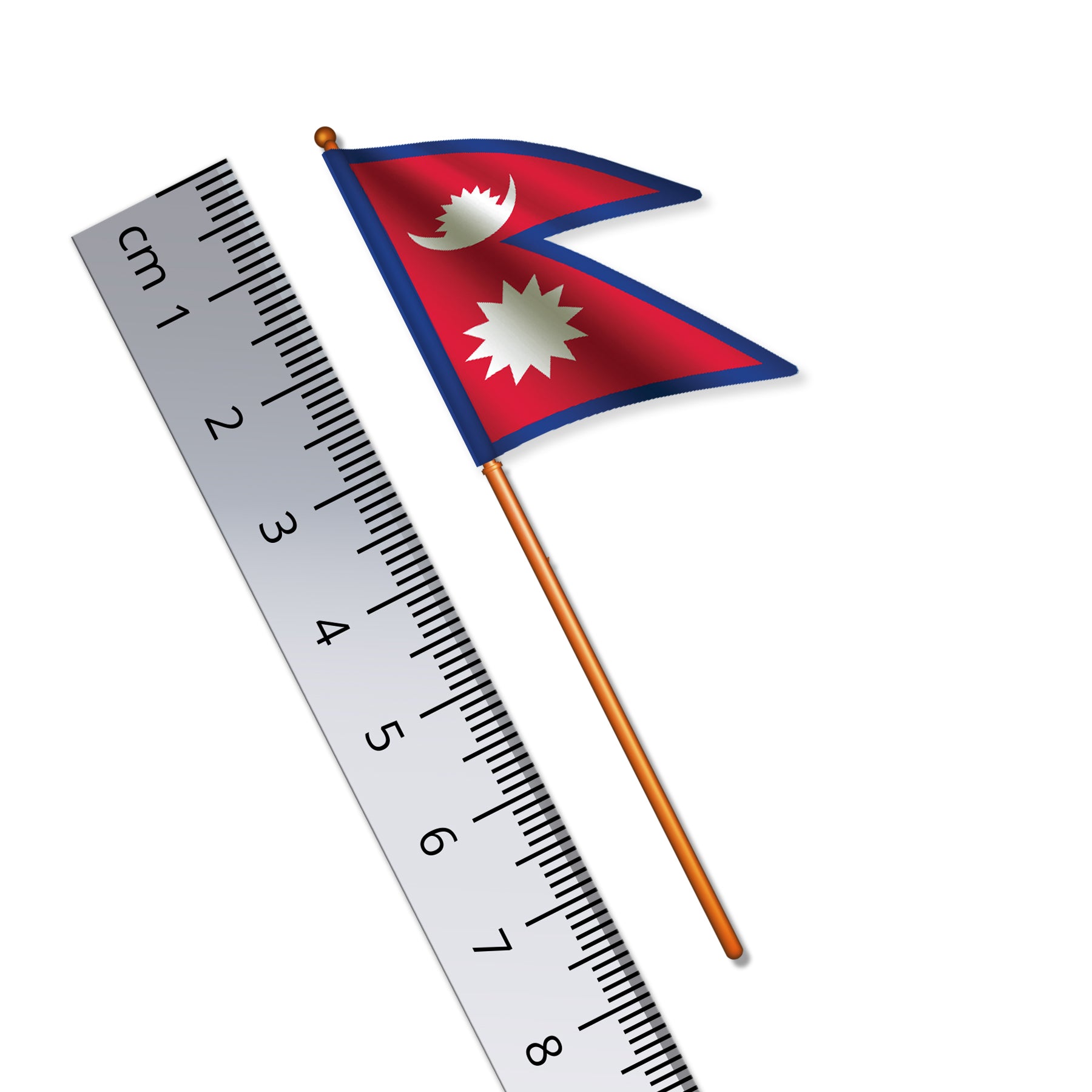 Nepalese Flag National Flag Of Nepal 1 32 Scale Toy Soldier Flag nepalese-flag-national-flag-of-nepal-1-32-scale-toy-soldier-flag
