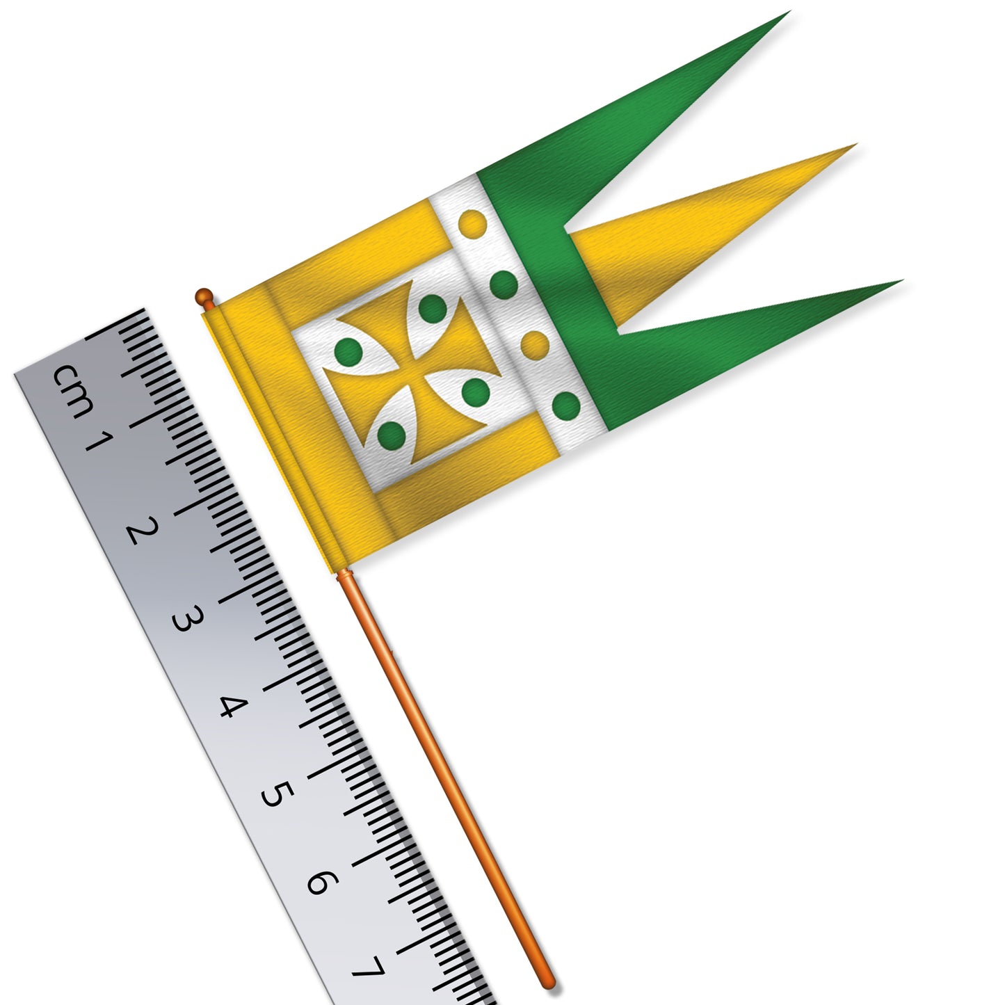 Norman Banner (Yellow & Green)