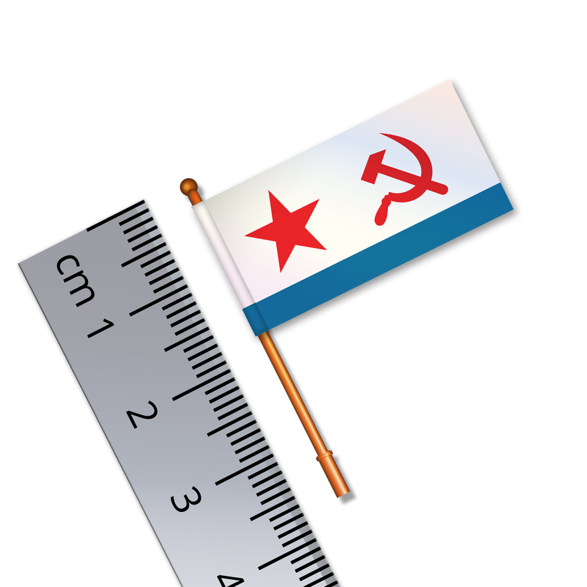 Russian Navy Ensign WW2 (Small Naval Flag for Model Boat)