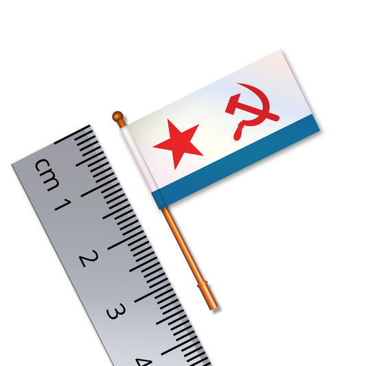 Russian Navy Ensign WW2 (Small Naval Flag for Model Boat)