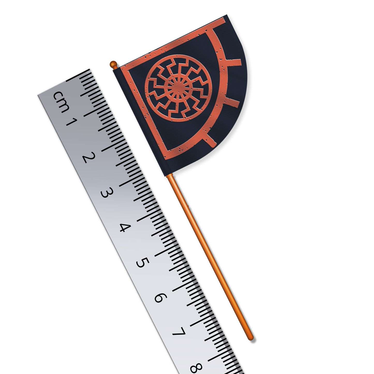 Viking Sonnenrad Banner (The Black Sun/Sunwheel)