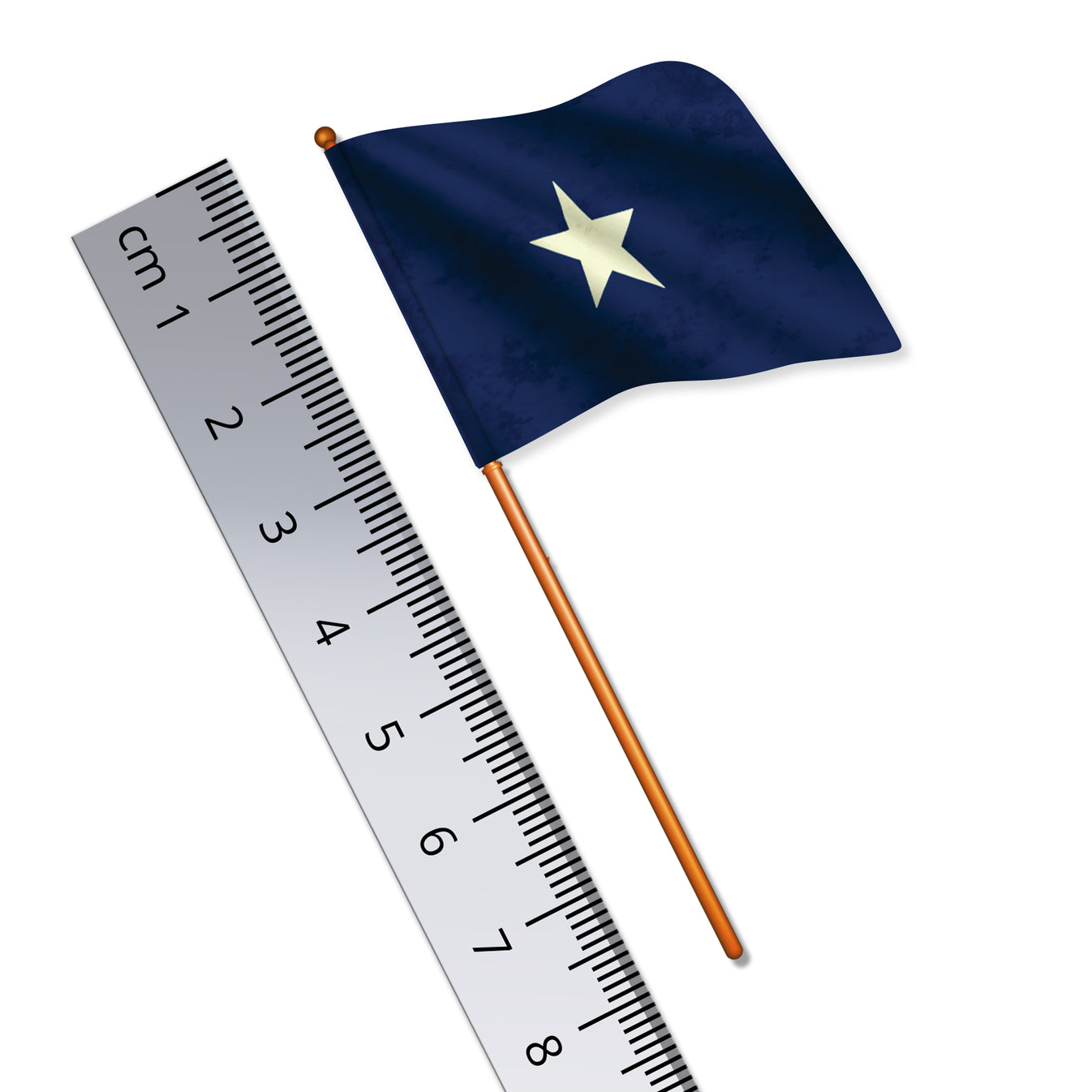Confederate Bonnie Blue Flag, Civil War (1:32 Scale Toy Flag ...