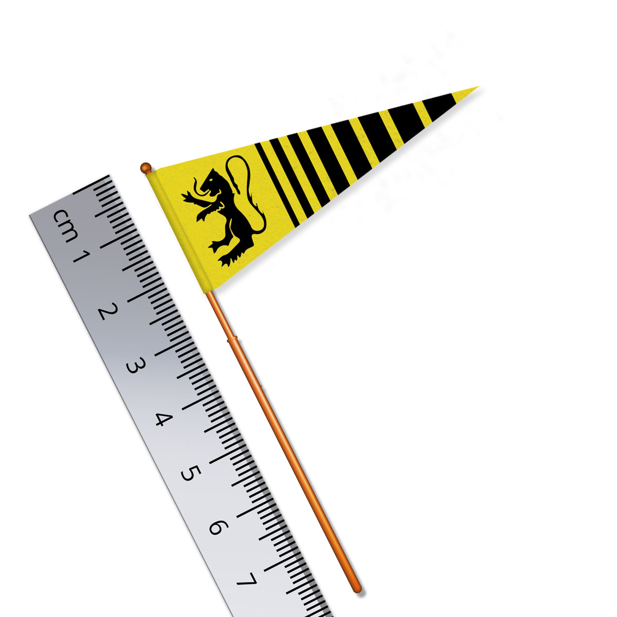 Timpo Repro: Knights Flag (Black & Yellow Banner)
