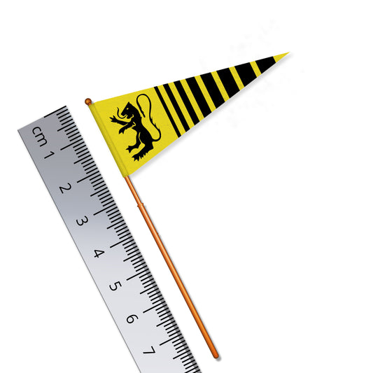 Timpo Repro: Knights Flag (Black & Yellow Banner)