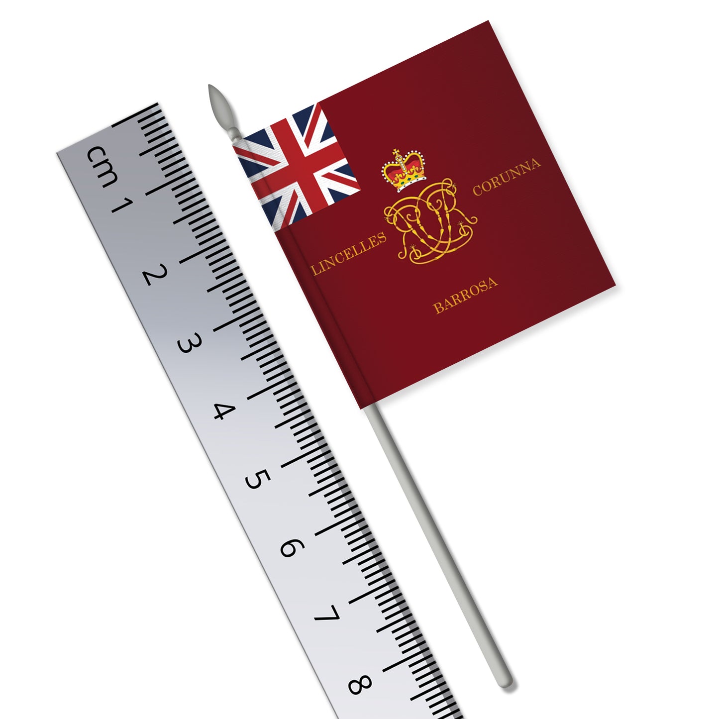 British 1st Regiment of Foot, 2nd Battalion Colours Flag (Napoleonic Wars)