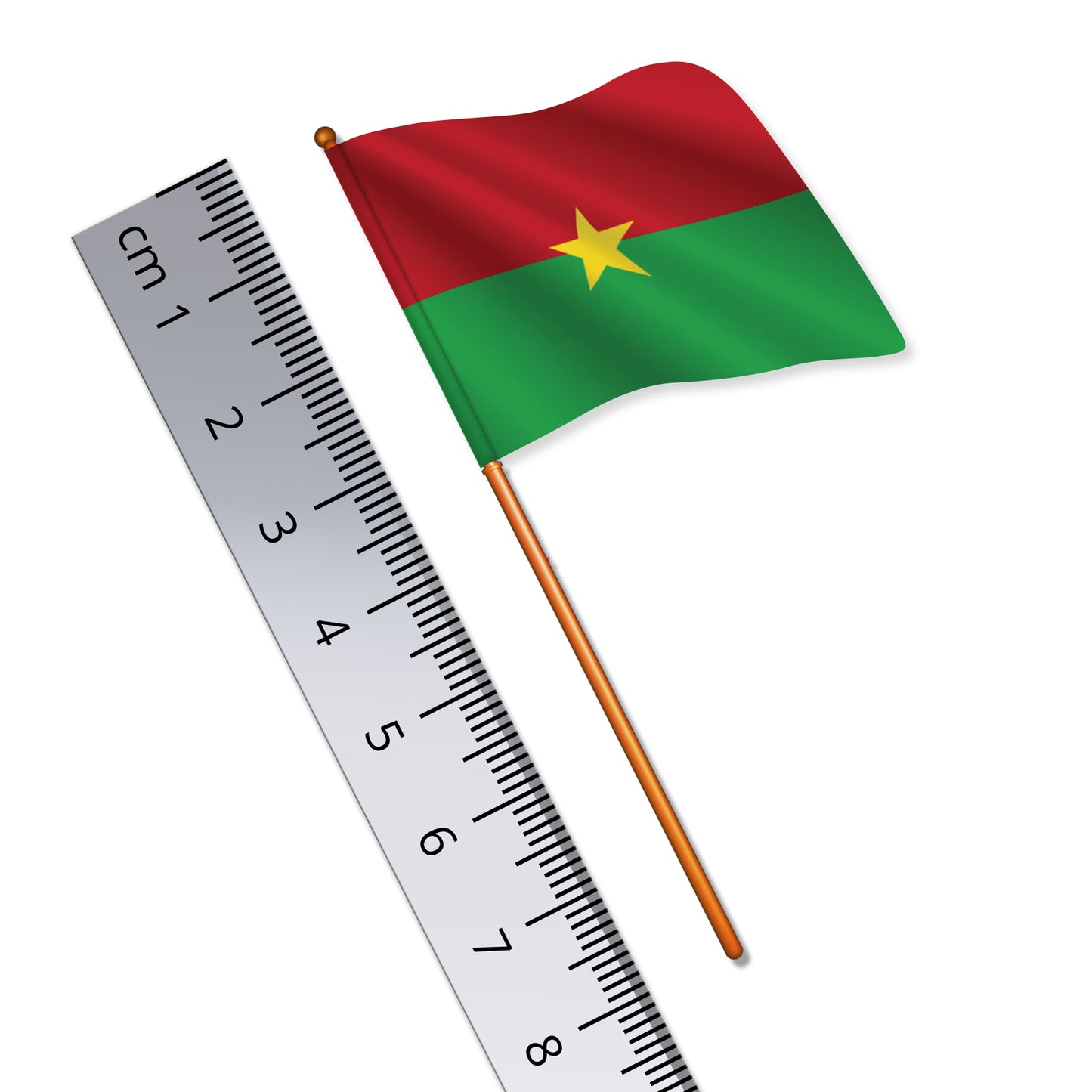 Burkinabé Flag (National Flag of Burkina Faso)