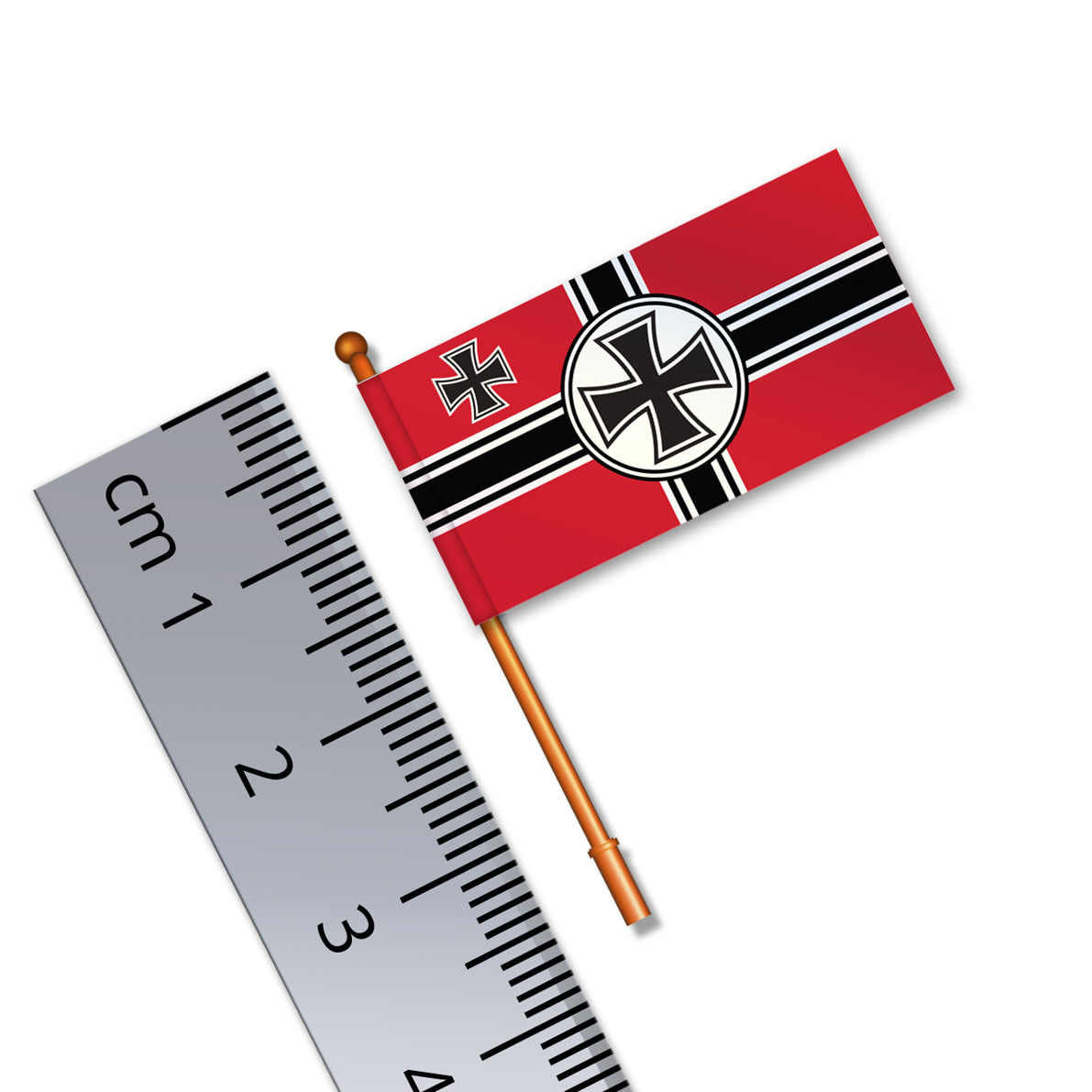 German Navy Ensign WW2 (Small Naval Flag for Model Boat)