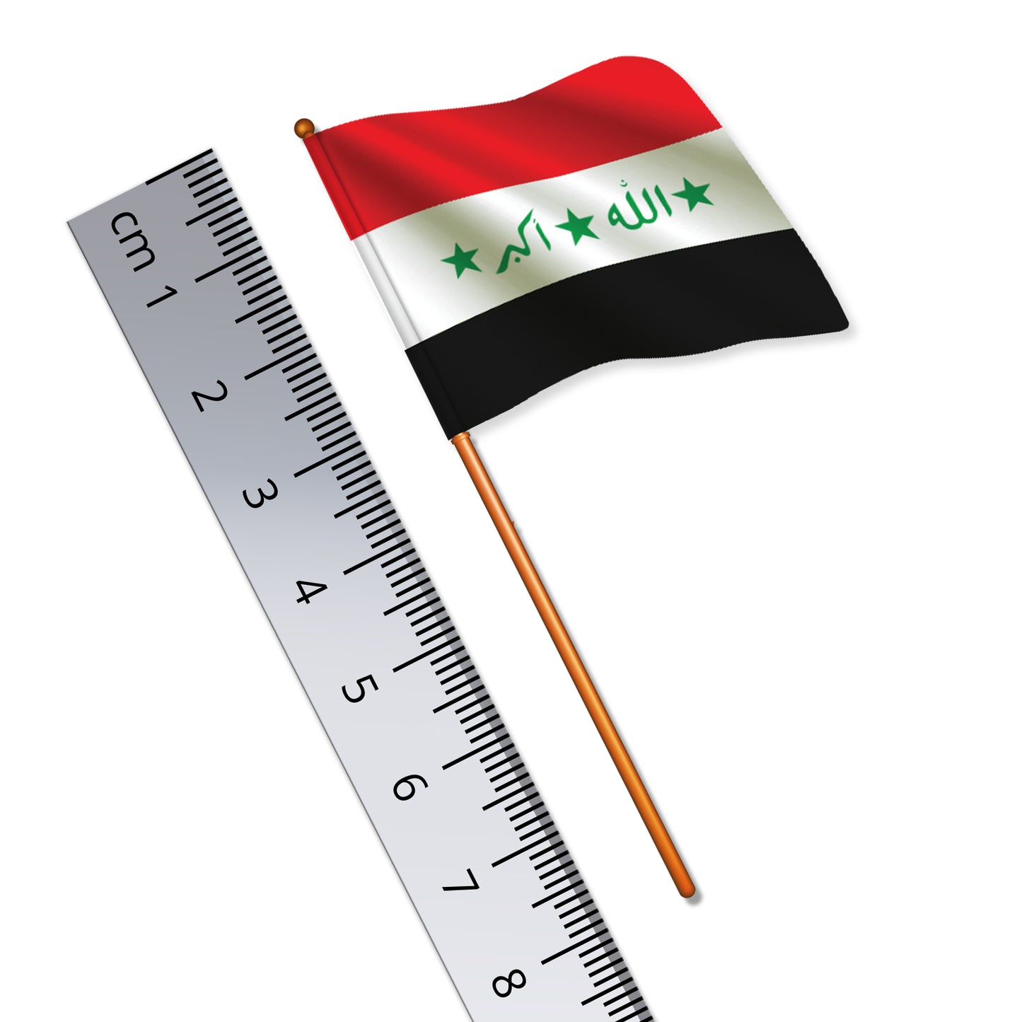 Iraqi Flag (National Flag of Iraq, Gulf War Era 1991-2004)