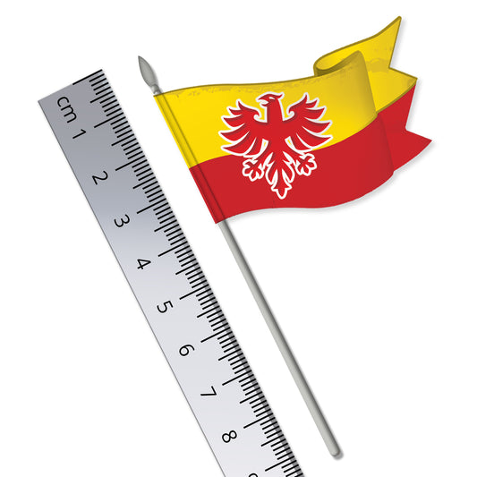 Medieval Knight's Banner Flag (Phoenix Motif)