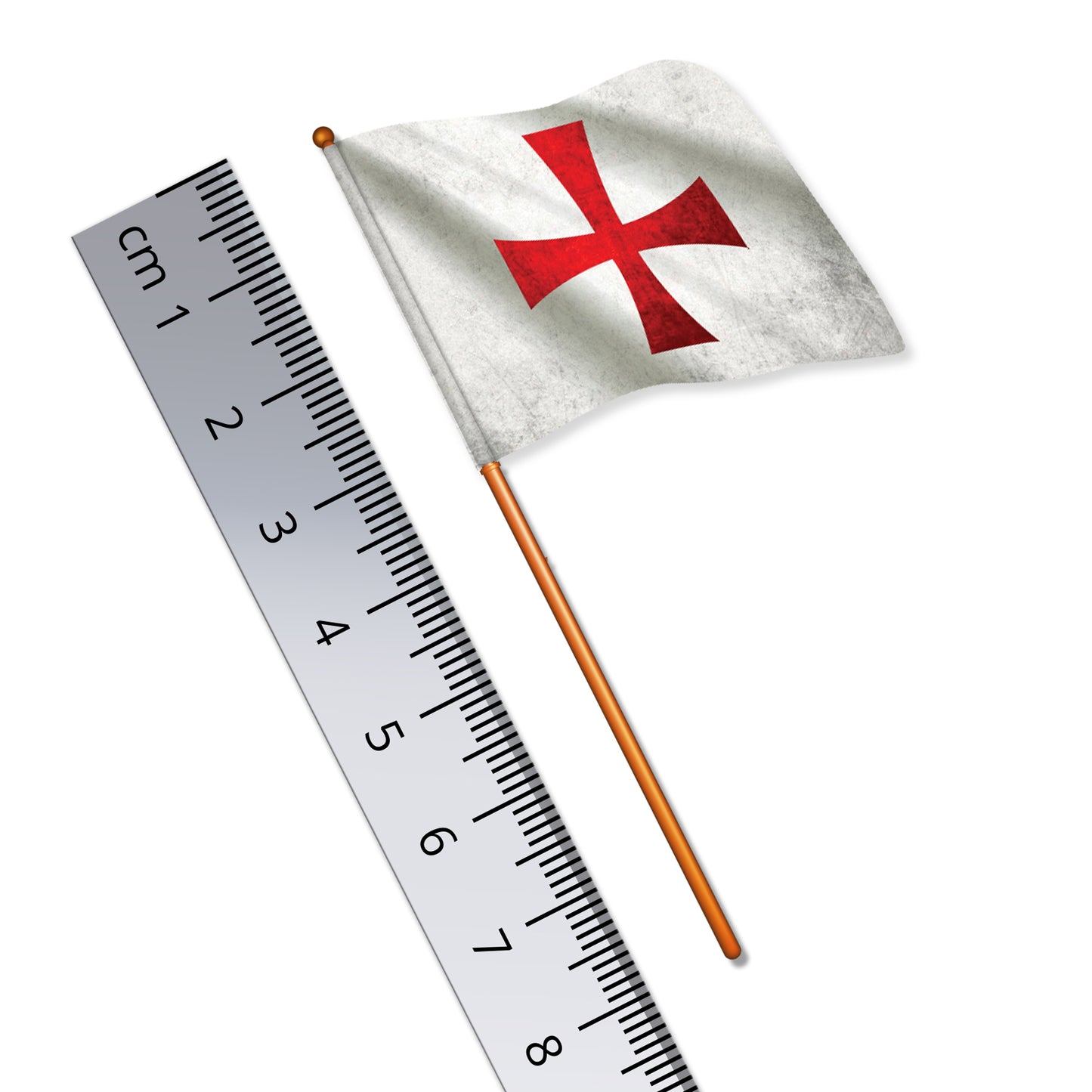 Knights Templar Flag (White Background)