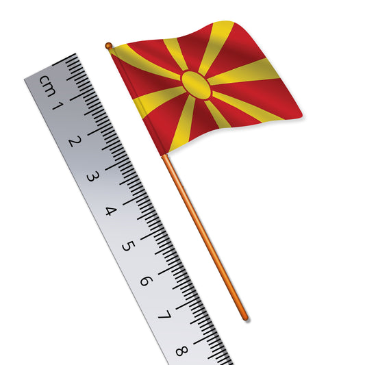 North Macedonian Flag (National Flag of North Macedonia)