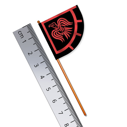 Viking Raven Banner (Red & Black)